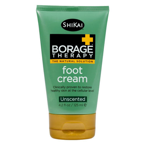 Shikai Borage Dry Skin Therapy Foot Cream, Fragrance Free - 4.2 Oz